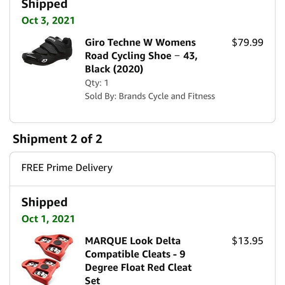 Giro Techne W Womens Spin or Cycling Shoe with MARQUE Cleats - Red Cleat Set - Picture 9 of 9